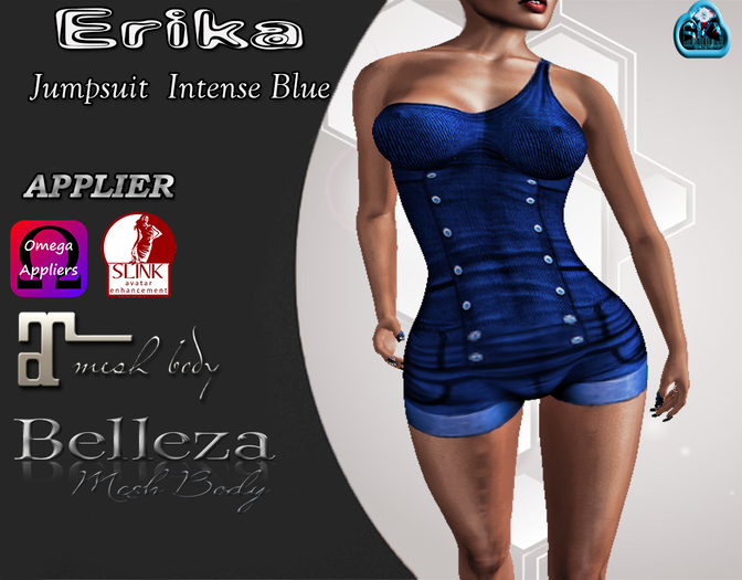 :::Erika Jumpsuit::: Blue