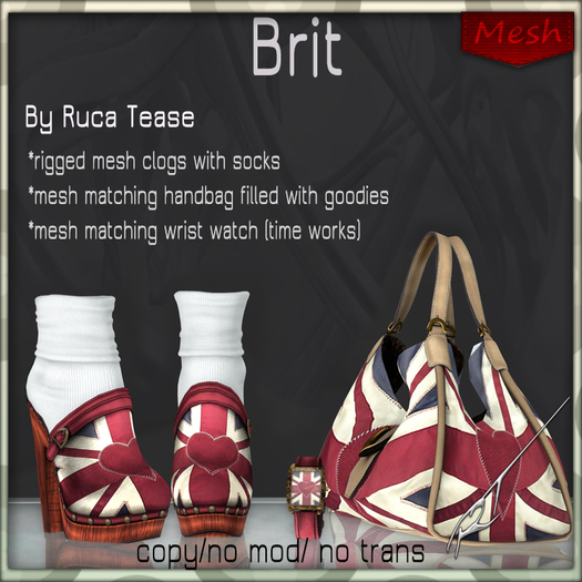 Mesh Ruca Tease Brit Hand Bag