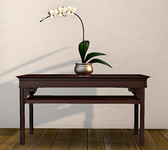 Mahogany Corbel Console COPY