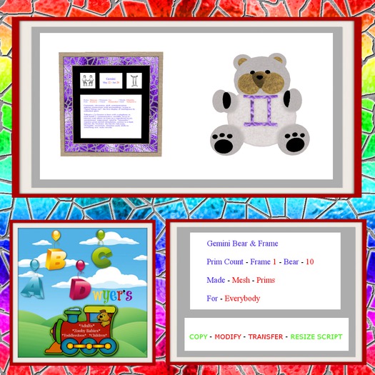 (ABC) Gemini Set Purple