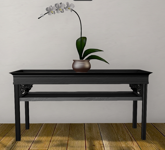 Black Corbel Console Table copy