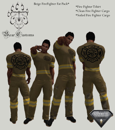 Beige Firefighter Fat Pack