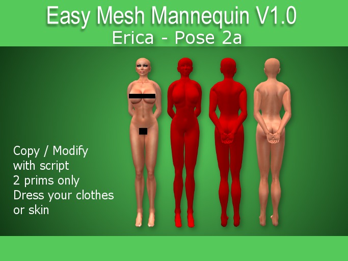 Easy Mannequin - Erica  pose 2a
