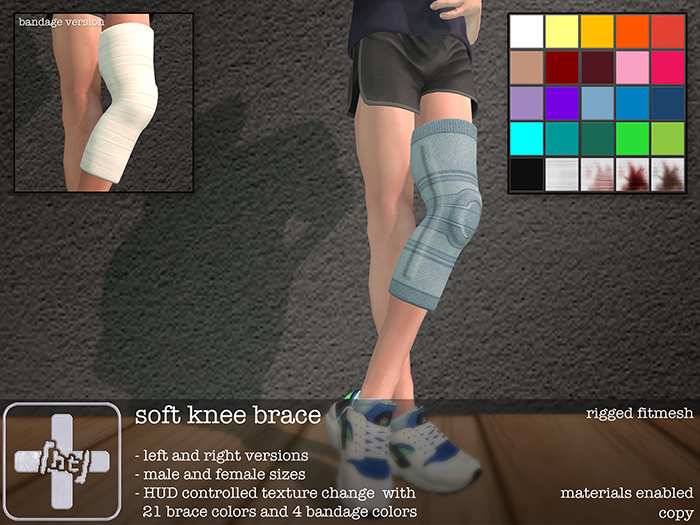 [ht+] soft knee brace
