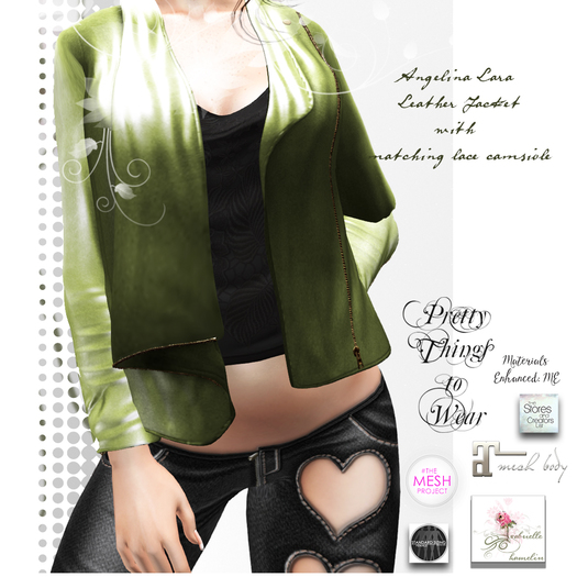  Pretty  Angelina Olive Tree - Lara Alpha Ready Jacket