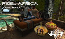 FEEL AFRICA - Vase Masai - SAFARI - JUNGLE - AFRICA