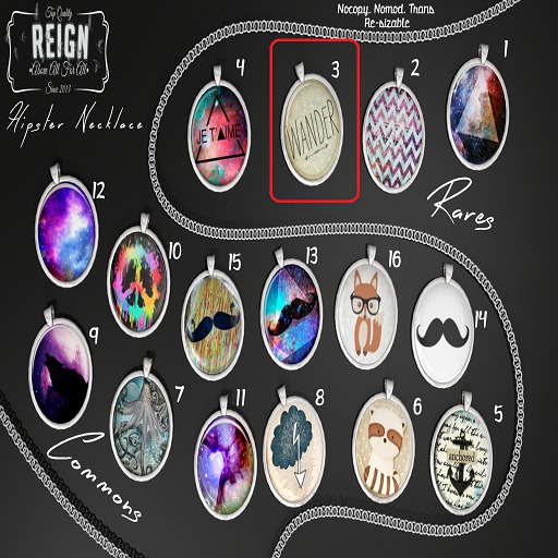  Hipster Necklaces- 3 RARE