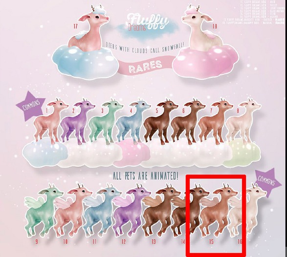 Fawny - Fluffy Dreams.Deer - Beige