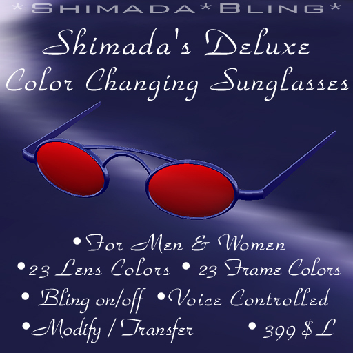 Shimada's Deluxe Color Changing Sunglasses