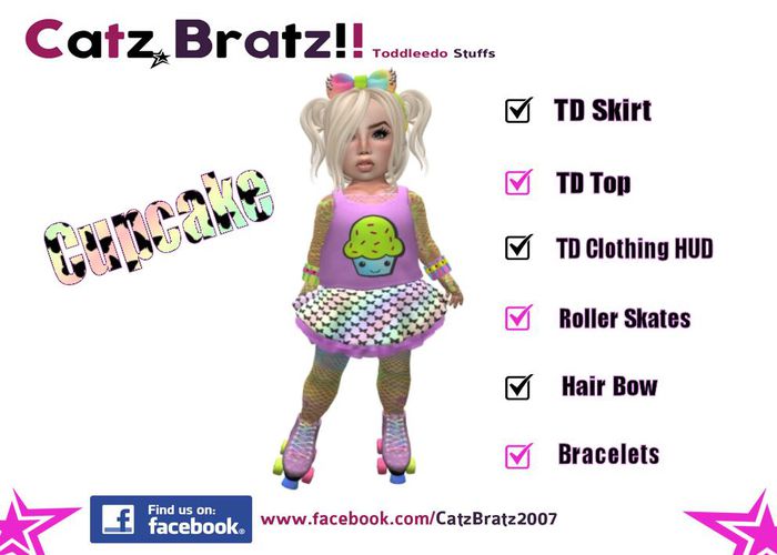 *Catz Bratz* Toddleedoo "Cupcake"