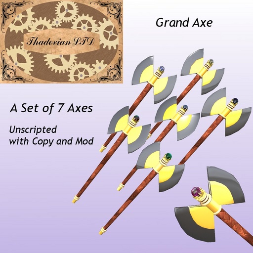 Thadovian LTD  Grand Axe -  Full Set Box