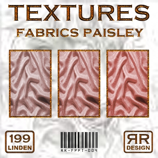Fabrics Paisley (pastel)