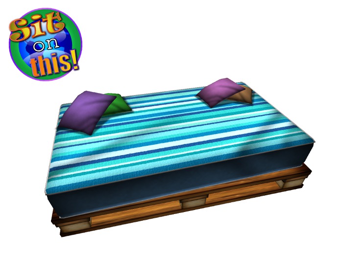 Sit on This! Pallet Couch Blue