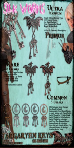Primus Targaryen Key Set 5.5 (purple) (common)