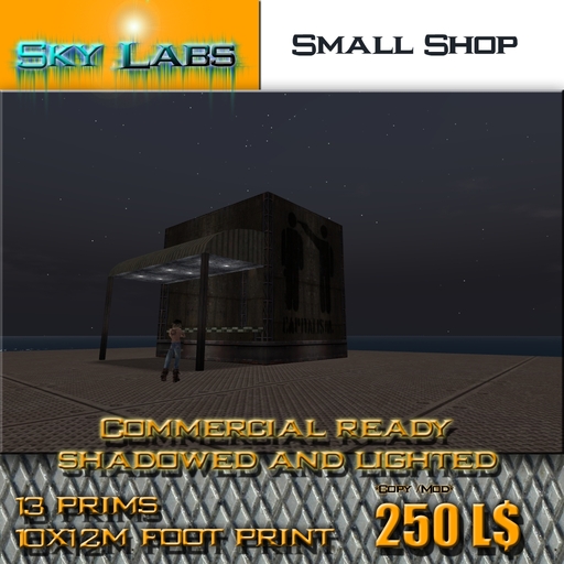 !!Sky Labs!! 13 prim shop 10x12