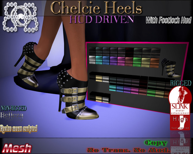 !!BHB!! CHELCIE MATALICS ANKLE BOOTS WITH HUD (ADD)