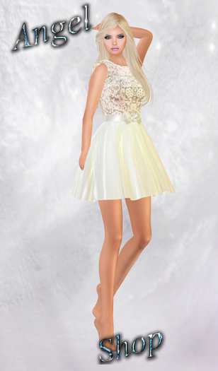 AngelShop Dress summer White