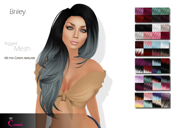 .::Crown::. Long Hair "Jasmin" DEMO V2.0