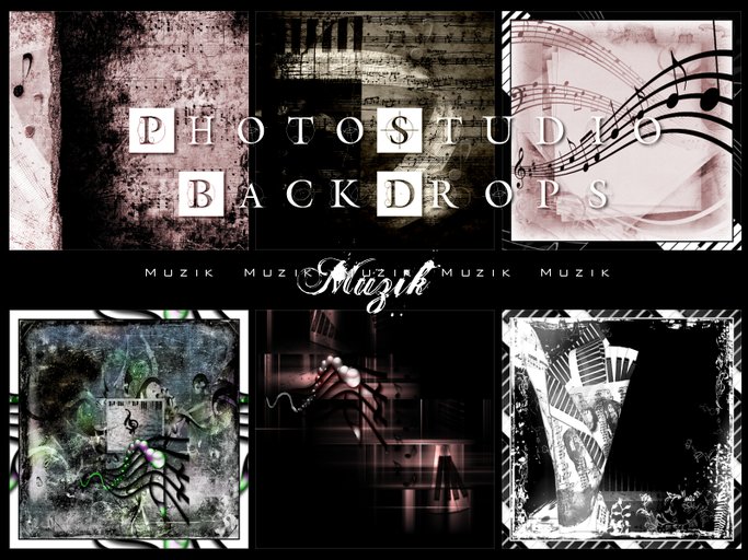 3DSLFX MUZIK PHOTO STUDIO BACKDROPS