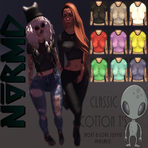 NVRMD. Plain Cotton Tees v3.