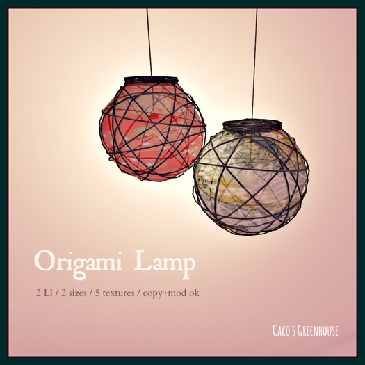 [CGH] ORIGAMI Lamp