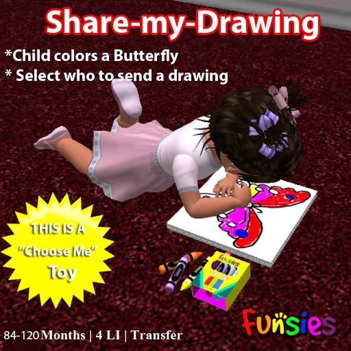 FUNSIES Share-my-Drawing (Butterfly Boxed)