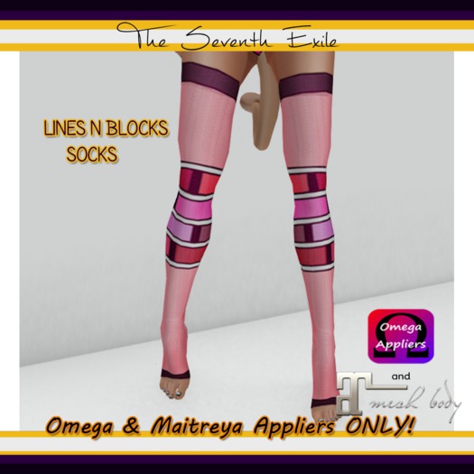 T7E: Cake Cake Cake! Socks - Rose Sauce