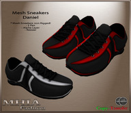 [MHIA] Daniel Mesh Sneakers black