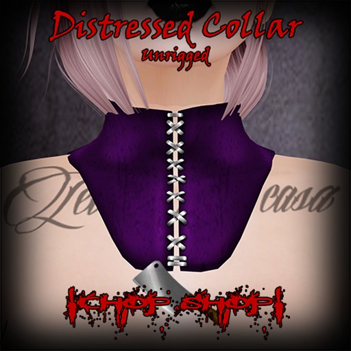 !CS! Distressed Collar Purple