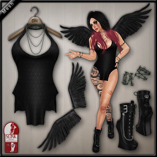 DN Mesh: Engel Outfit [DEMO]