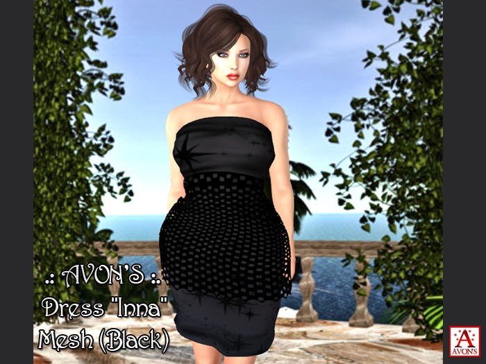 .: AVON'S :. Dress "Inna" Mesh (Black)
