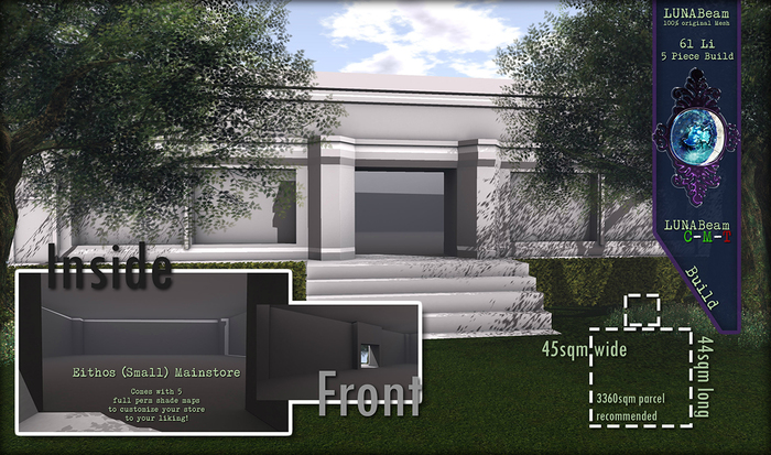 //lunaBeam// Eithos Mainstore /SMALL/ \boxed\