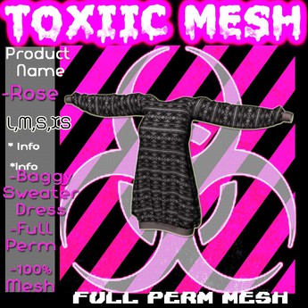 Second Life Marketplace - [TM]: Rose Full Perm Mesh xs,s,m,L{Click}..