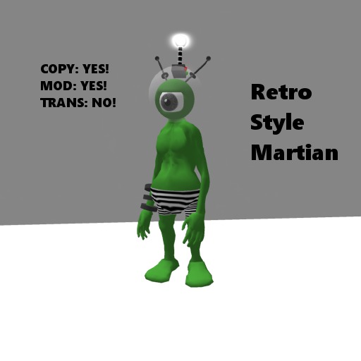 /PPS/ Retro Style Martian