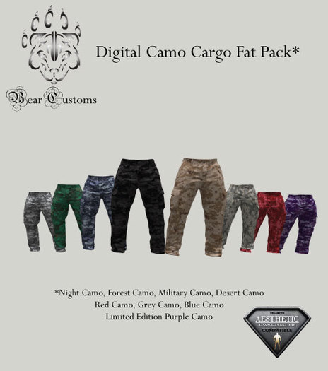 DIgital Camo Fat Pack