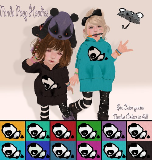 !K*K! Panda Poop Sweater Pack 2
