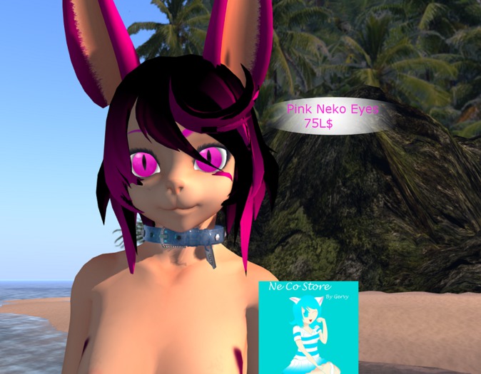 Pink Neko eyes