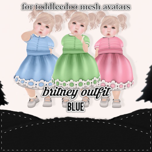 Winter Ravens : Britney Outfit : Blue