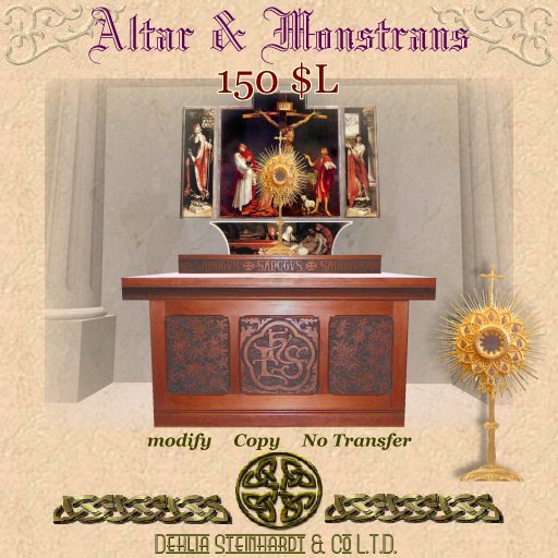 Church Altar with Monstrance