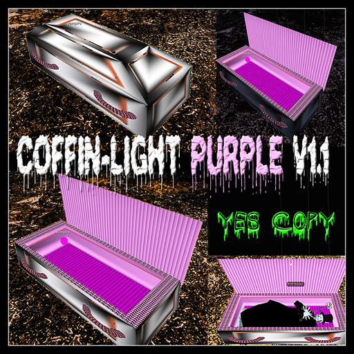 COFFIN-LIGHT PURPLE 