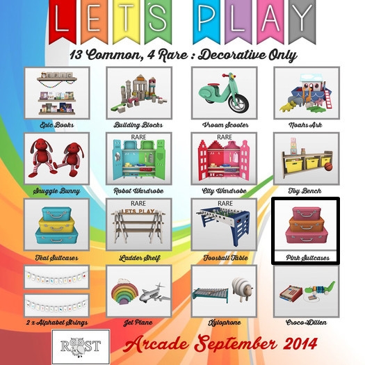 ROOST - Let's Play Pink Suitcases