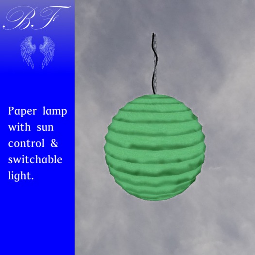 BF Paper Lamp (boxed)