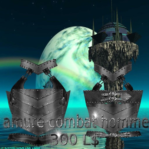 armure homme noir 04