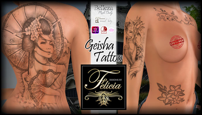 Designs by Felicia - Geisha Tattoo