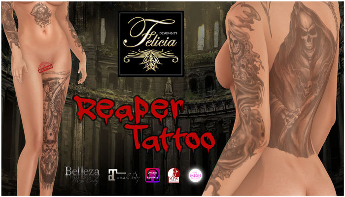 Designs by Felicia - Reaper Tattoo