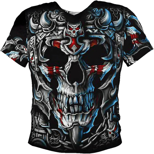Sinister Skull T-Shirt (Mesh)