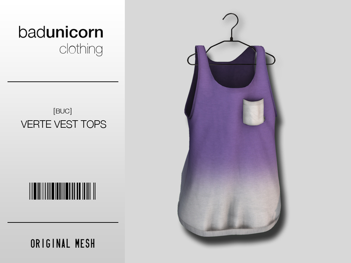 [BUC] "Black" Verte Vest (WEAR TO UNBOX!)