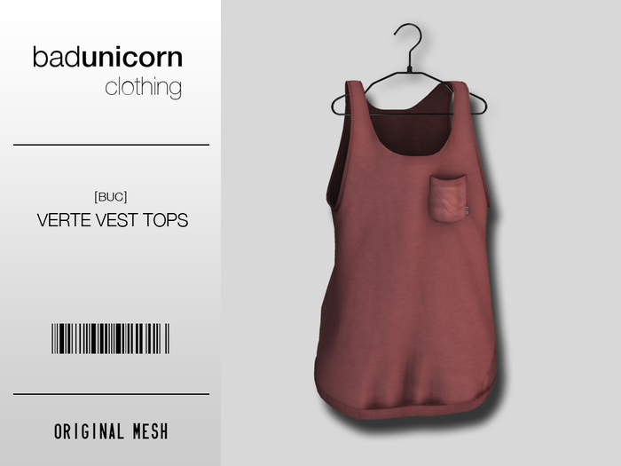 [BUC] "Black" Verte Vest (WEAR TO UNBOX!)
