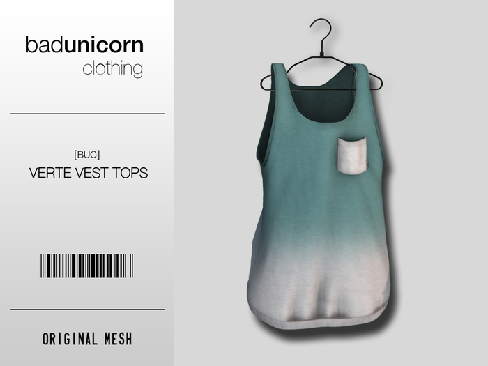 [BUC] "Black" Verte Vest (WEAR TO UNBOX!)