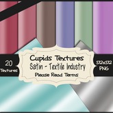*Cupids Textures * 20 SATIN TEXTILE INDUSTRY NOT SEAMLESS